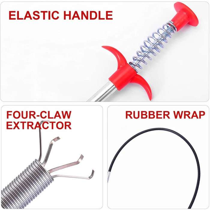 Drain Cleaner Spring Pipe view 3