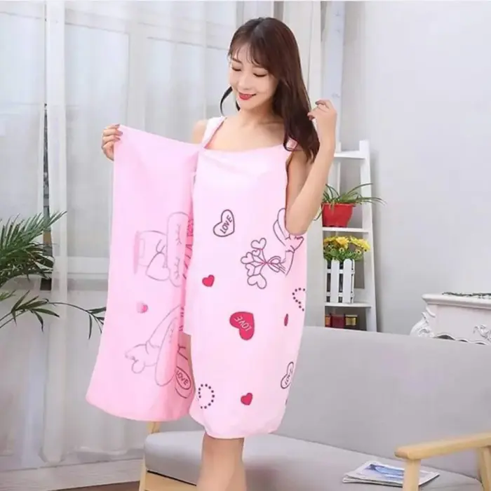 New Bath Towels Fashion Ladies (only Pink)