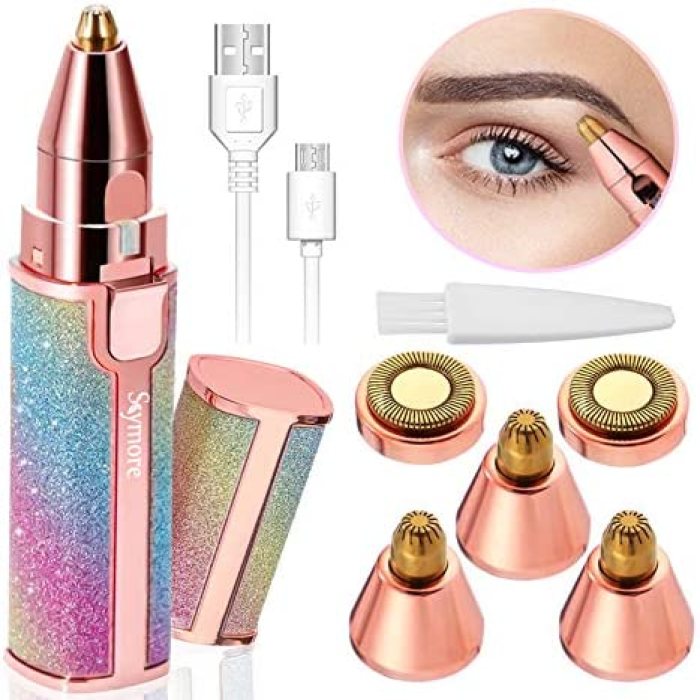 2 in 1 Flawless Eyebrow Stylish & Fashionable Facial Hair Trimmer