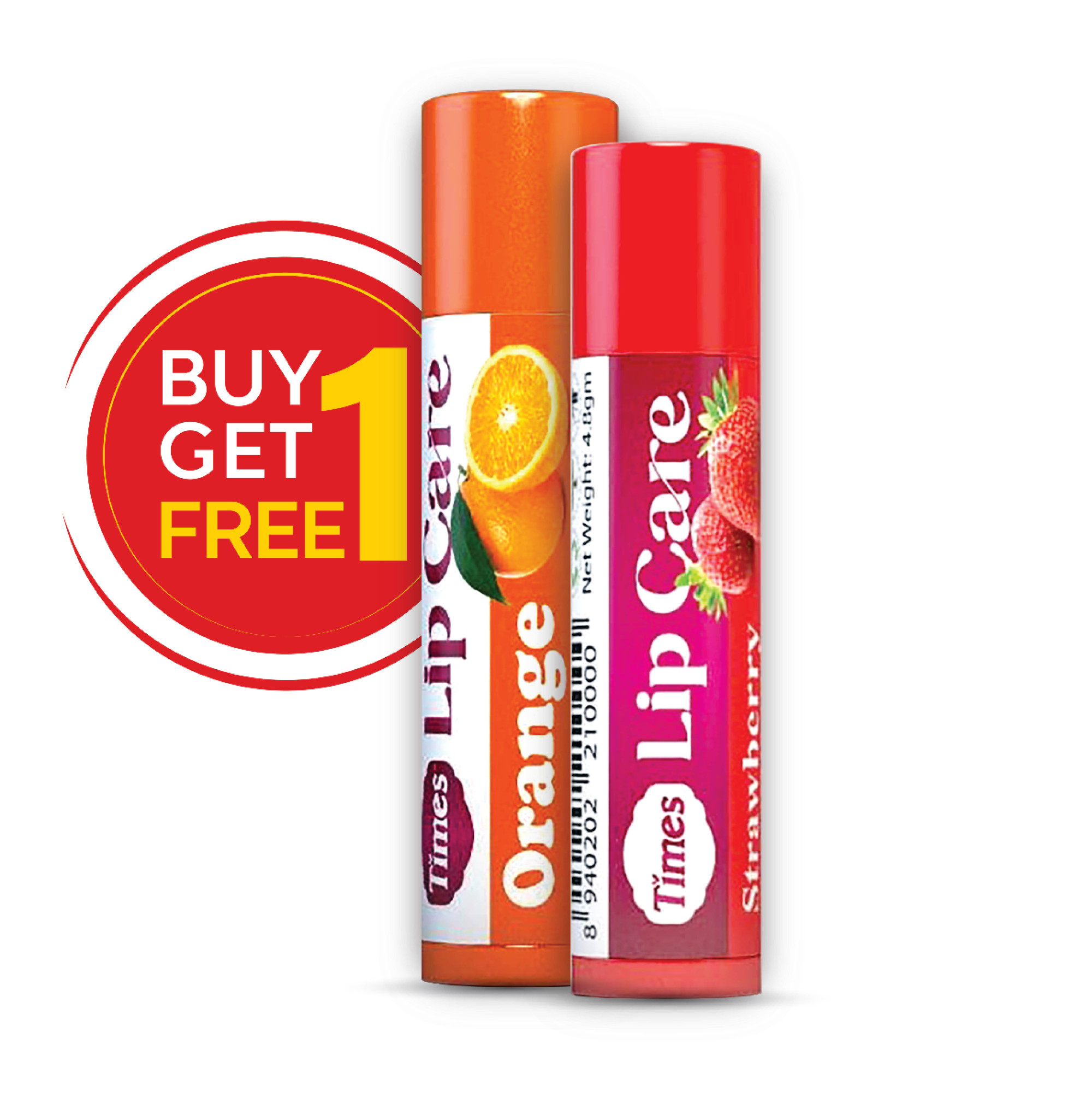 Times Lip Care Orange ( Buy one Get One Free )(0.05 gm)